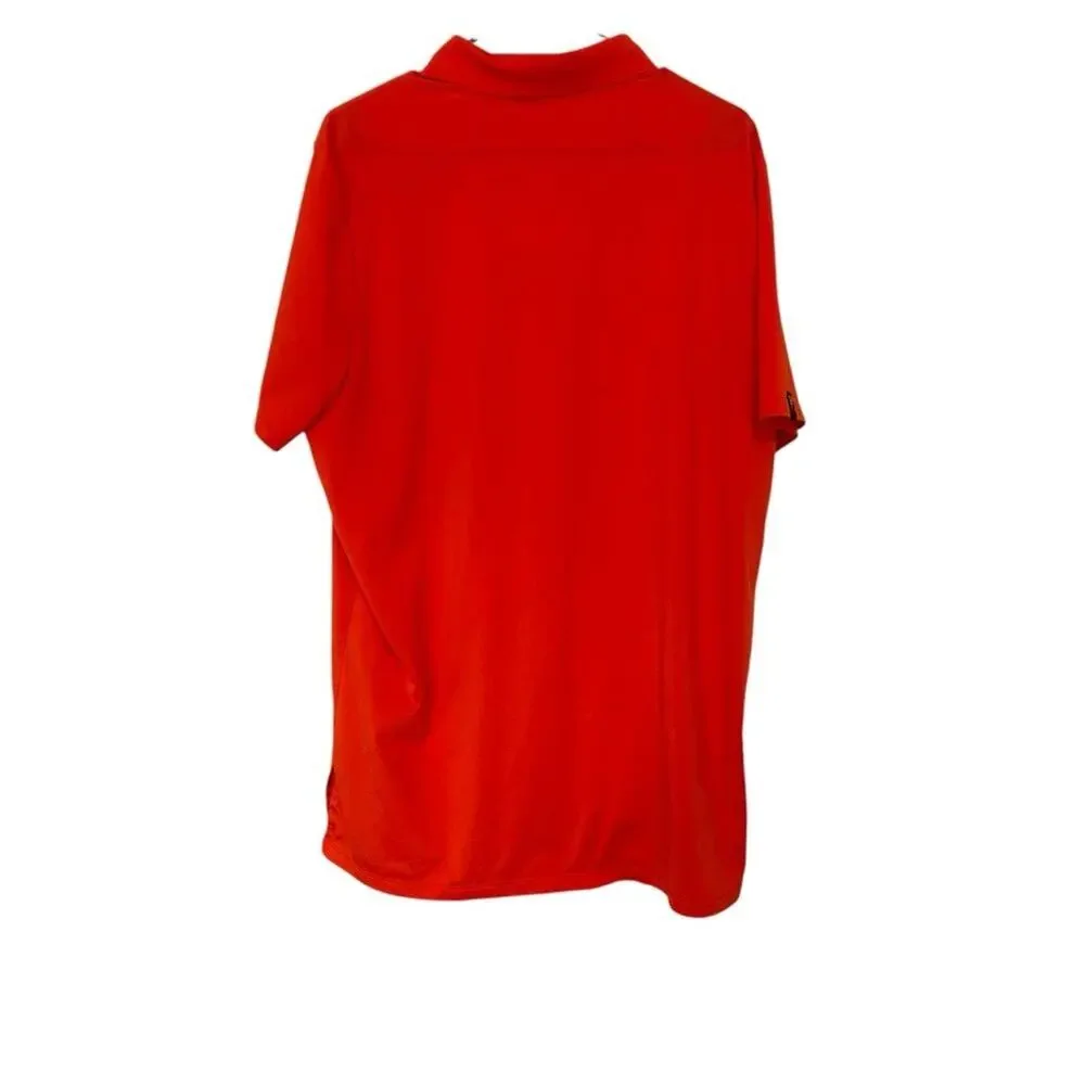 RLX‎ Ralph Lauren Sport Polo Shirt Size L Orange Golf Athletic Preppy Summer